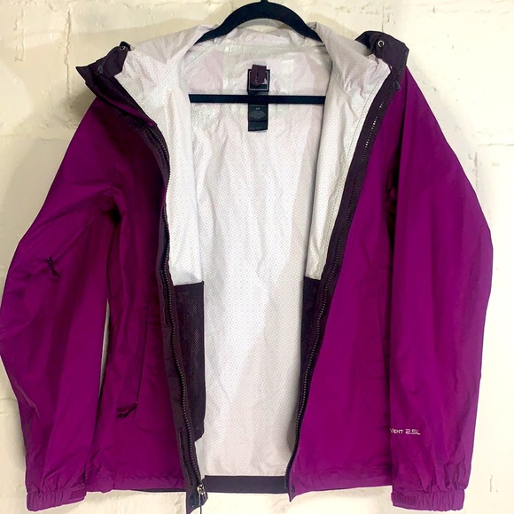 The North Face Purple Venture 2 HyVent 2.5L Hooded Waterproof Rain Jacket Sz S - Picture 6 of 7